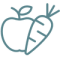 Apple Carrot Icon