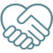 Heart Handshake Icon